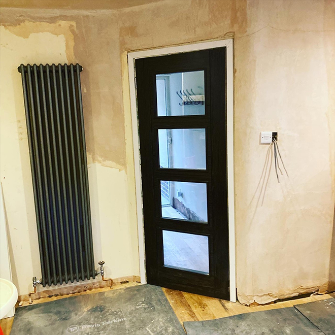 New doors and radiators fitted in Waterlooville